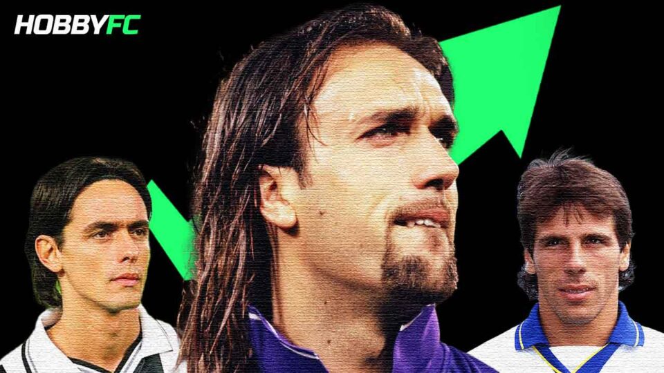 Best Serie A Striker shirts of all time from the 90s