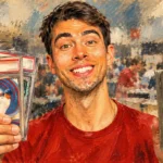 hobby fc card collector editorial oil painting