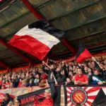 hobby fc fcum supporters terrace oil painting