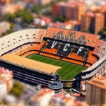 hobby fc mestalla stadium oil painting